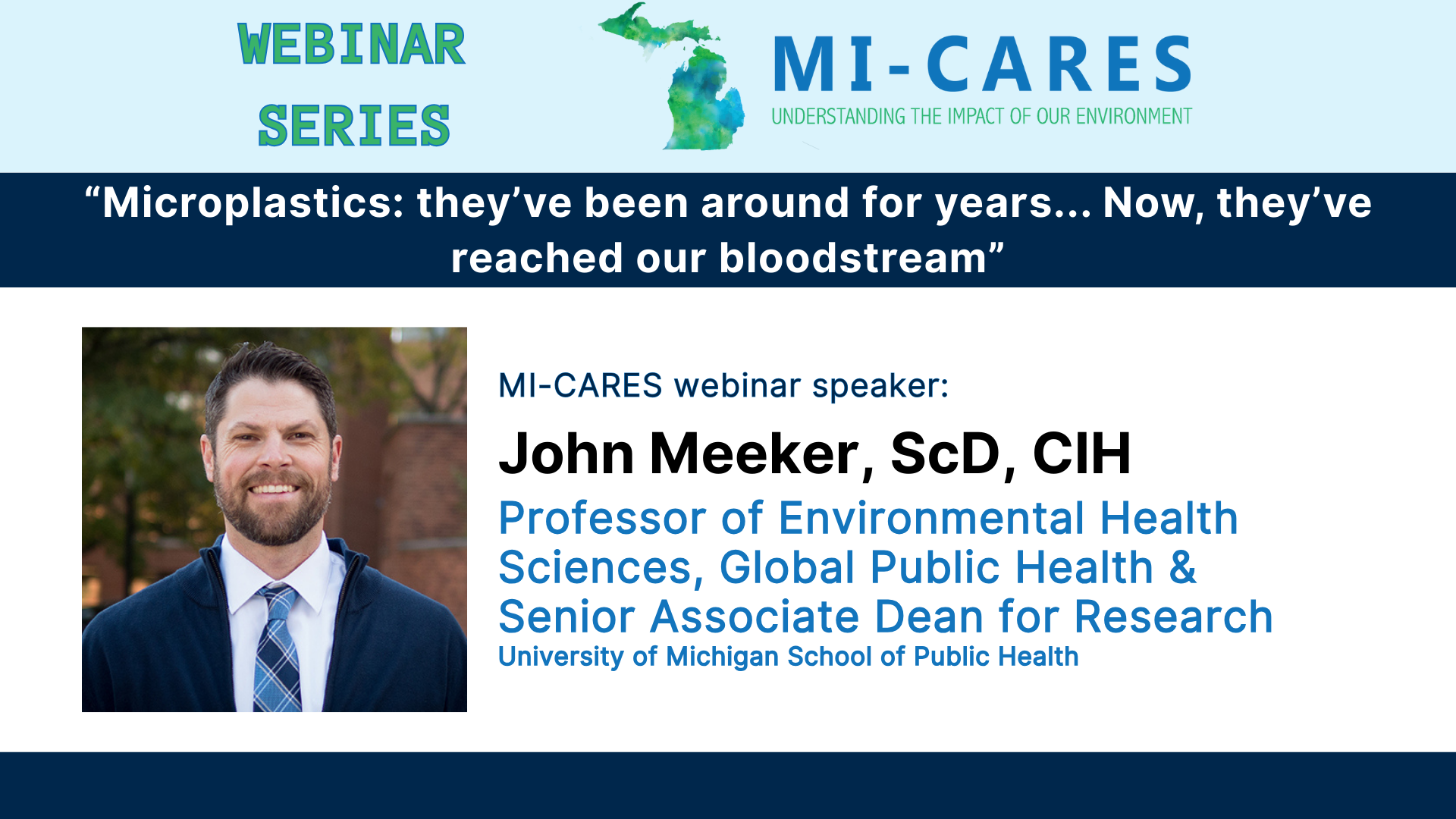 Webinar: Microplastics in the environment teaser image